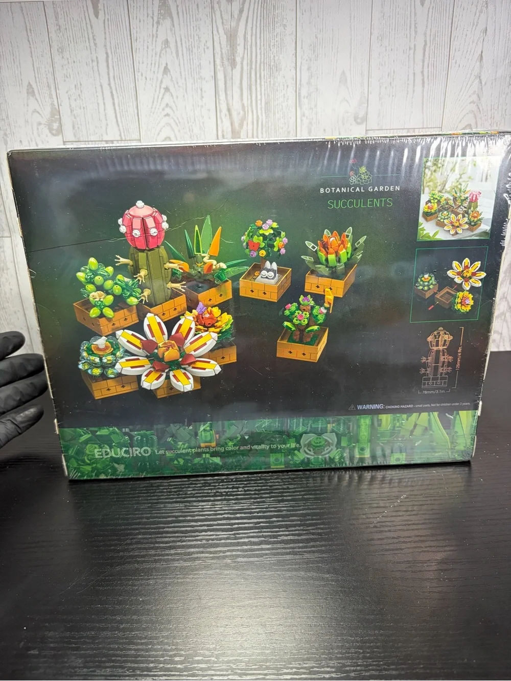 EDUCIRO Botanical Garden Succulents Building Set - Multicolor